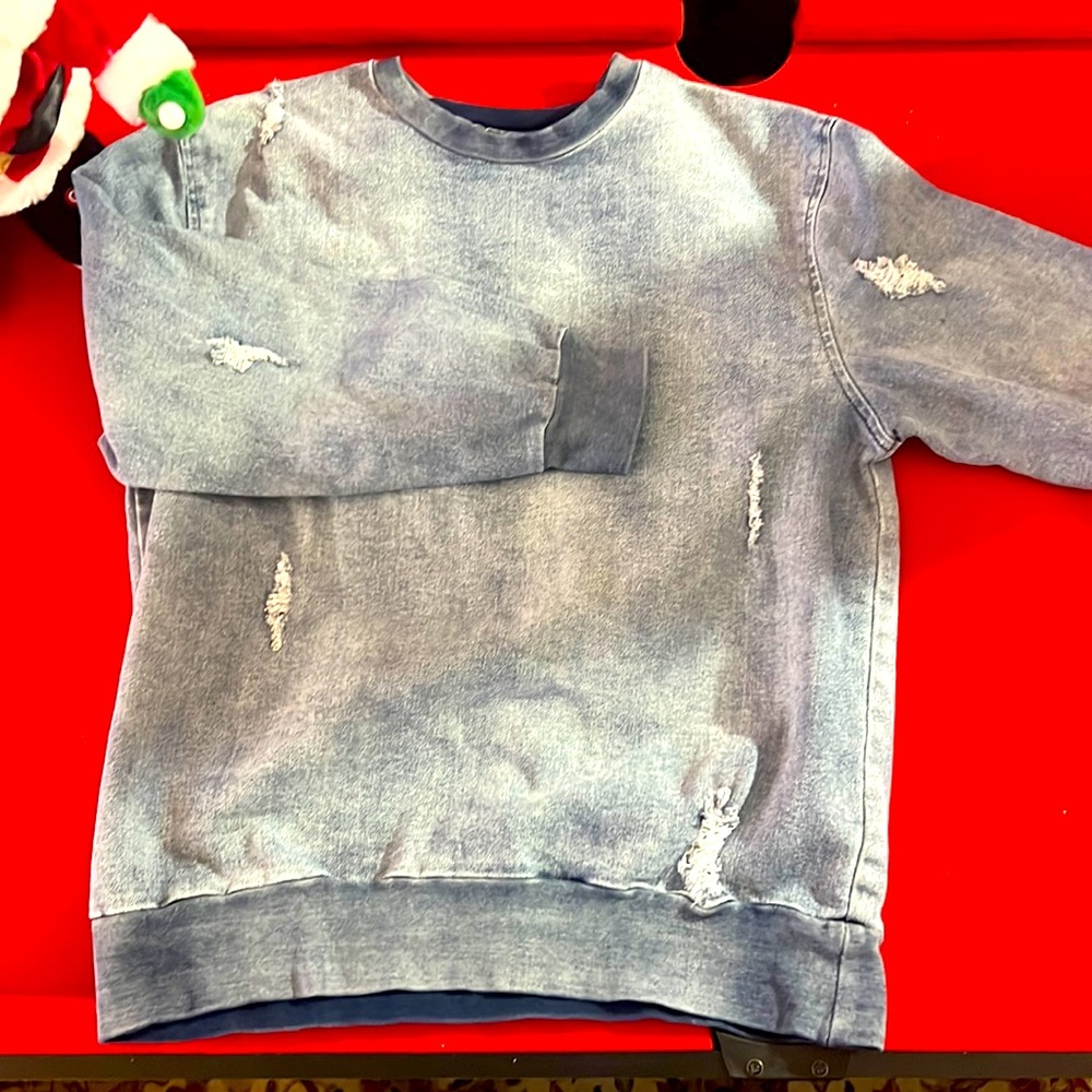 Stonewash, jean shirt, long sleeve, kids, art class brand size 67